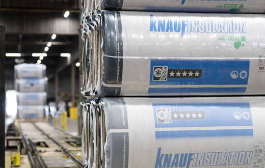 Knauf insulation a investi dans son usine de Visé pour recycler au maximum la laine de verre